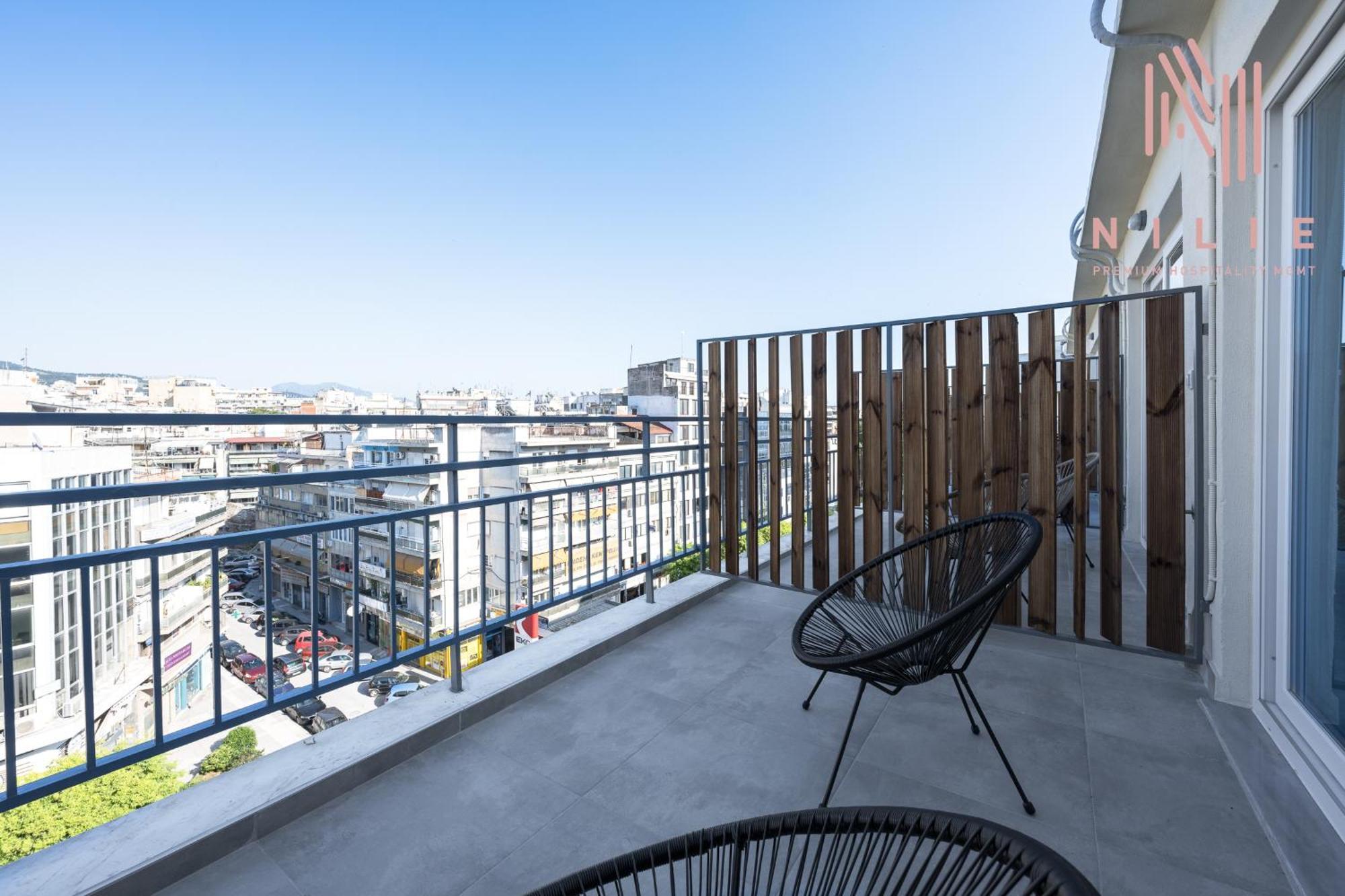 塞萨洛尼基V1 Penthouse, Nilie Hospitality Mgmt公寓 外观 照片