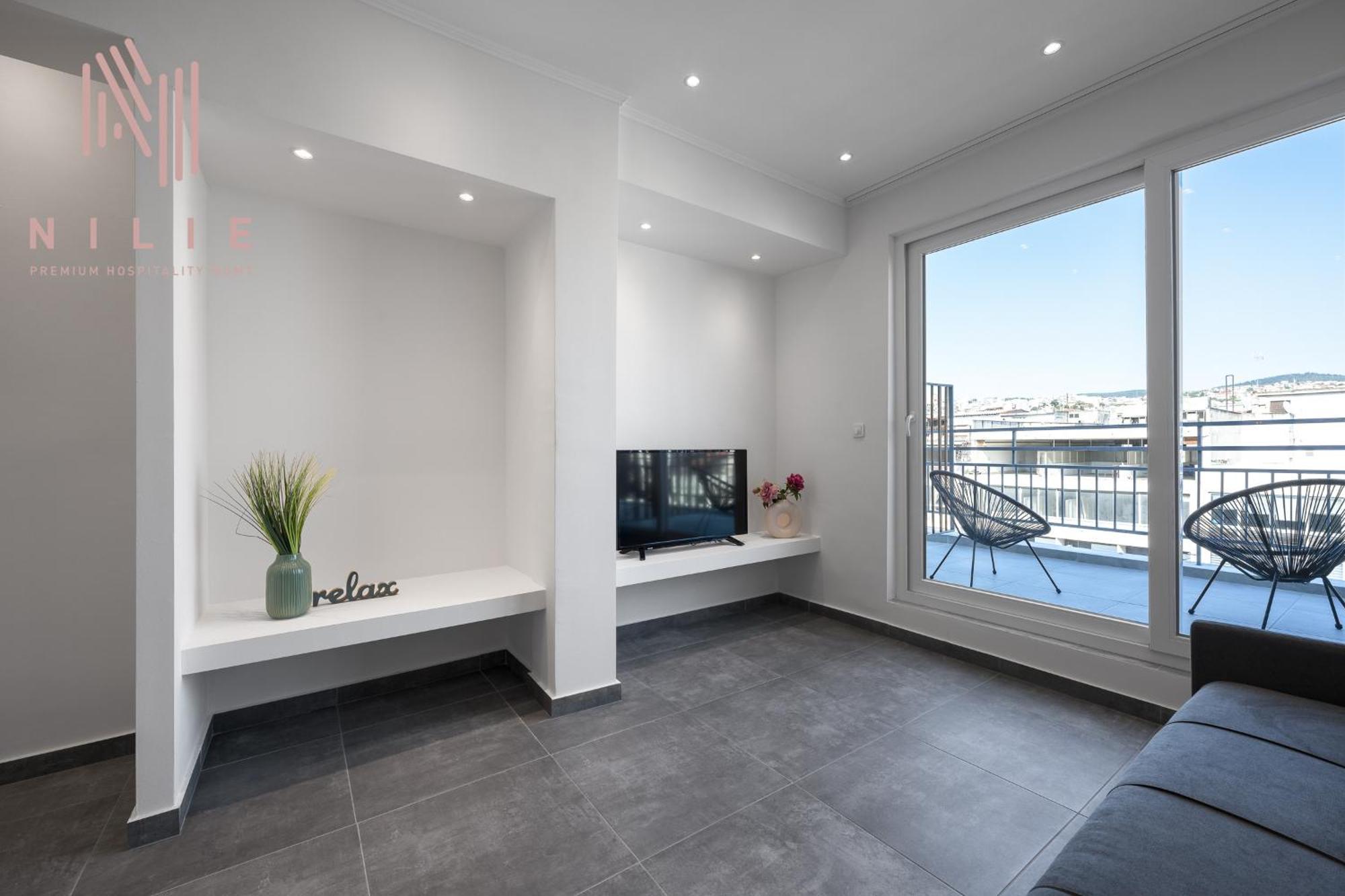 塞萨洛尼基V1 Penthouse, Nilie Hospitality Mgmt公寓 外观 照片