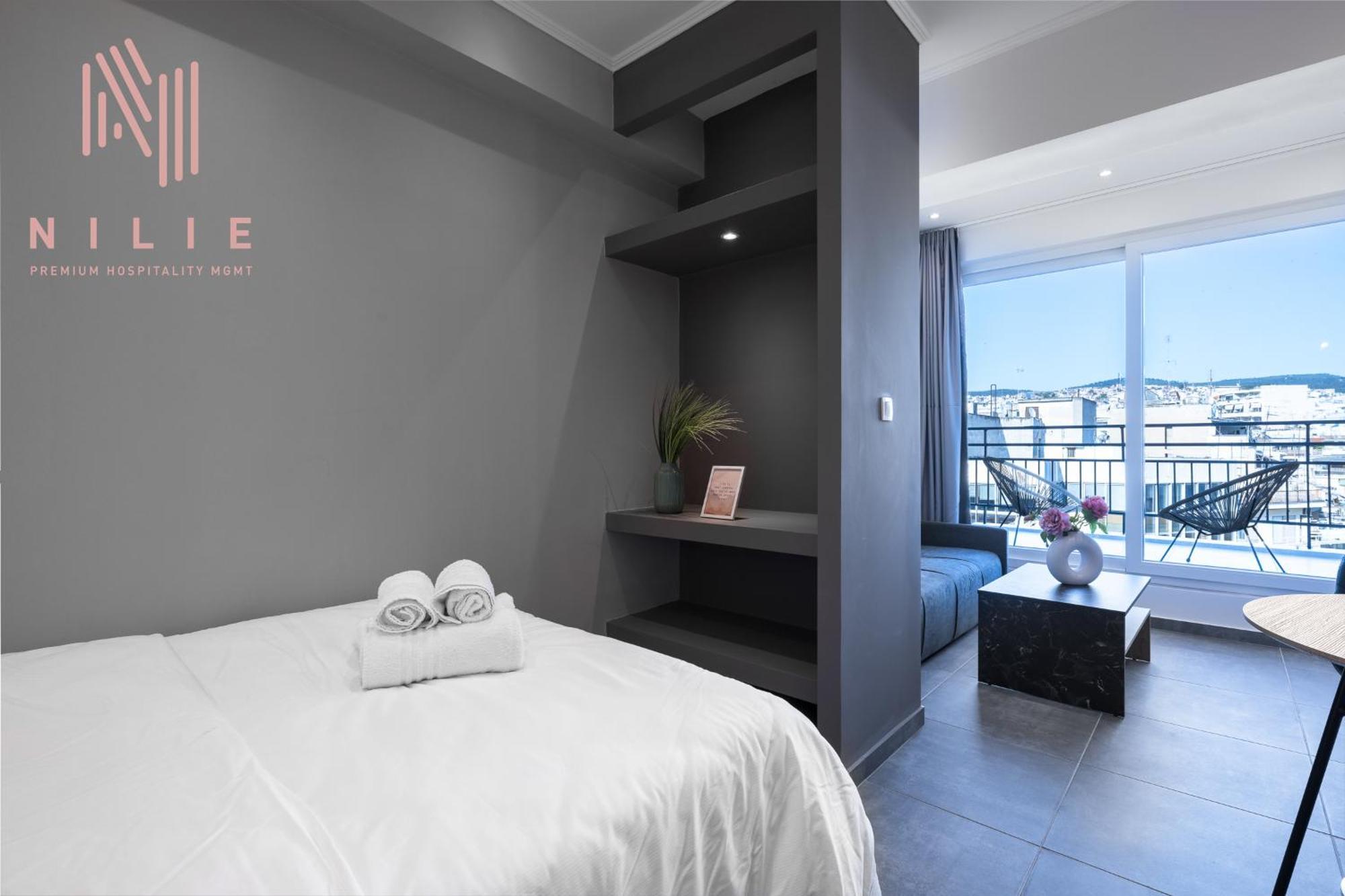 塞萨洛尼基V1 Penthouse, Nilie Hospitality Mgmt公寓 外观 照片
